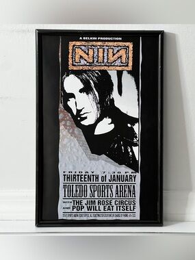 NINE INCH NAILS Tour Reproduction Poster